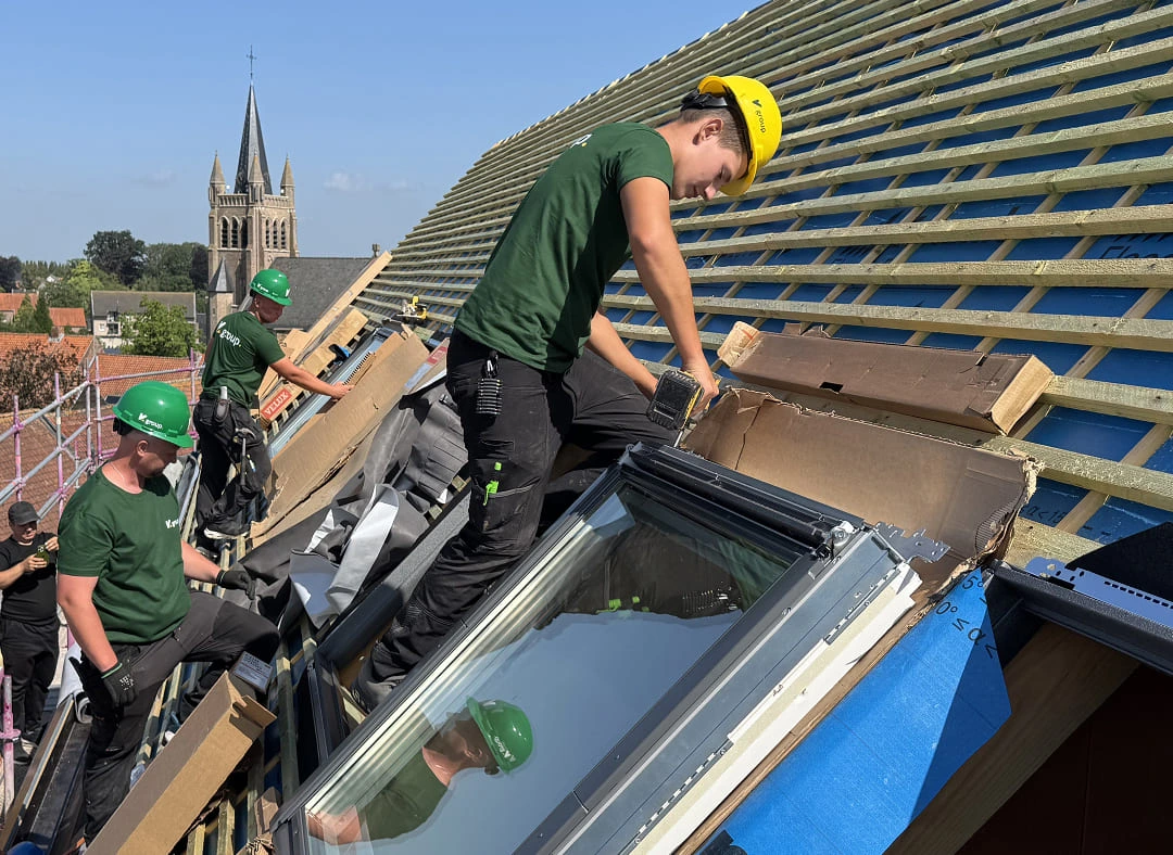Volledige dakvernieuwing - woning jaren '70